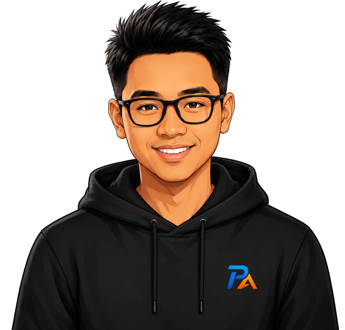 Anime portrait of Pradita Alfiantoni, Full-Stack Developer and Digital Problem Solver