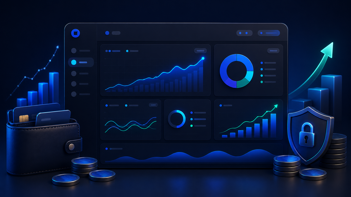 FinTrack Dashboard... case study interface