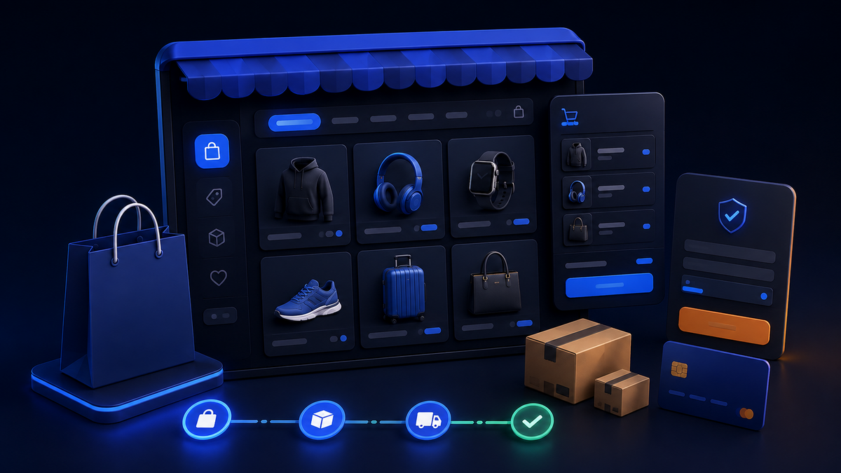 ShopHub case study interface