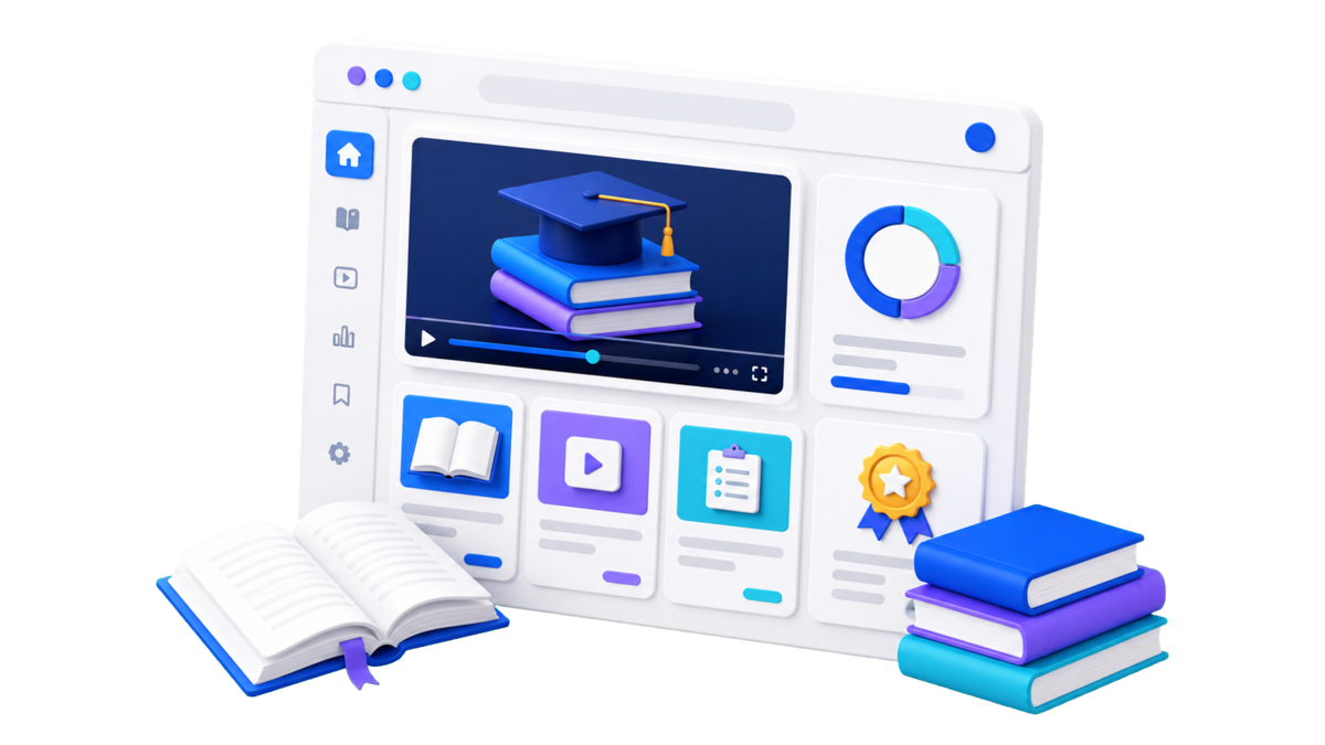 EduLearn Website case study interface